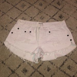 One Teaspoon Bonitas  denim cut off shorts size 26
